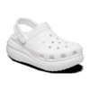 Puff white (heel height 5cm, one size larger)