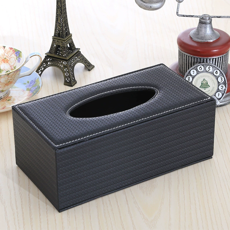 Кожаная домашняя коробка из бумаги для отеля, коробка Paper Box для KTV, автомобильная печатная коробка из бумаги, современная простая PU-бумага коробка