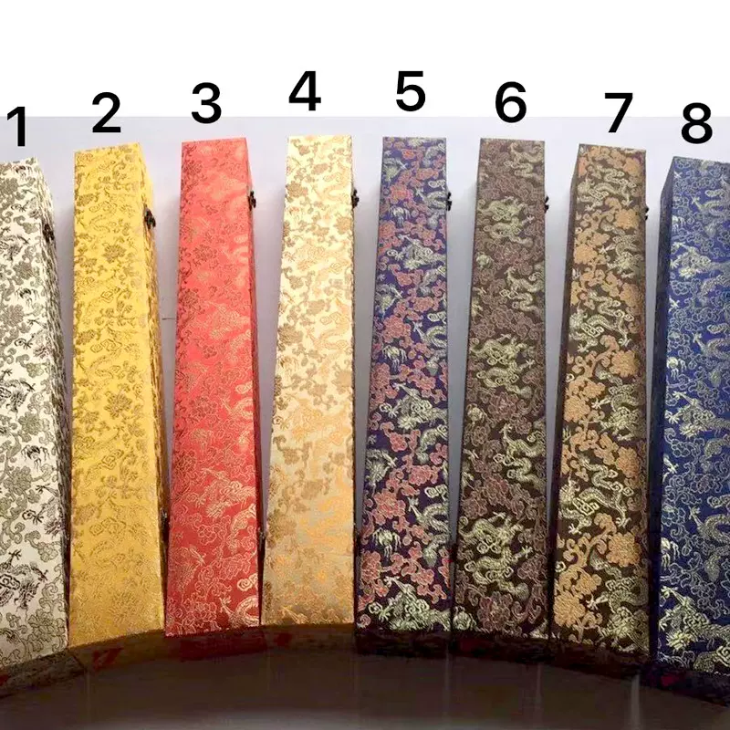 字画书画锦盒定制精品卷轴宝剑锦旗书画包装长条锦盒长筒卷轴盒