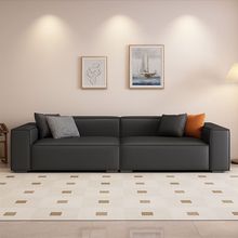 单人豆腐块简约现代布艺沙发客厅新款小户型沙发出租房双人2024