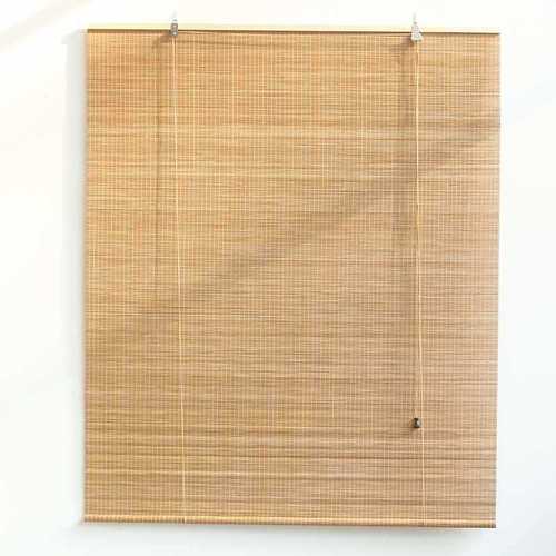Outdoor Bamboo Roll-Up Blinds, Whitewashed for Wholesale, Home Use, Balcony Sunshade, Waterproof, Moldproof, Sun-Resistant Bamboo Curtain