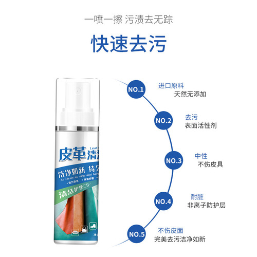 Wholesale leather cleaner, leather suit maintenance solution, leather clothing bag, leather goods care solution, leather sofa cleaner
