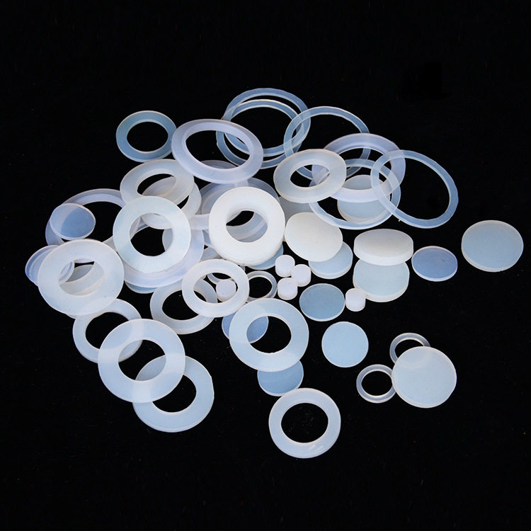 硅橡胶VMQ白色防水耐高温 减震圆垫 密封圈 红色硅胶平垫片234567