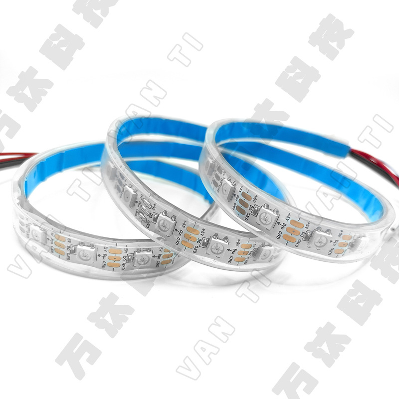 ws2812b ライトストリップ LED ライトストリップ 5050 ファントムライトストリップ 5v マース流水ライト防水内蔵 ic プログラマブル|undefined