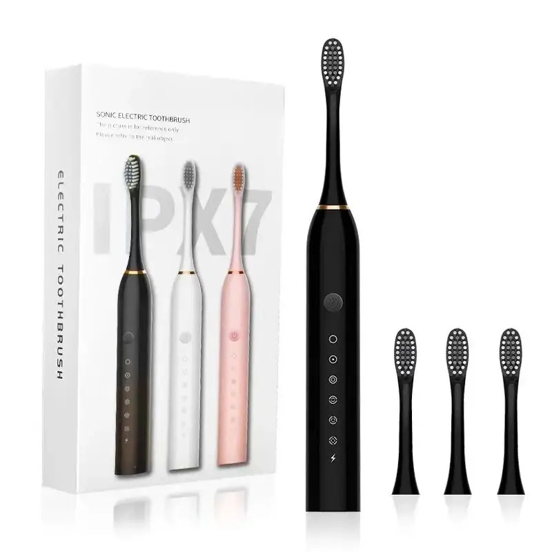 Sonic Electric Toothbrush X-3 Rechargeable Waterproof Male and Female Student Couple Universal Couple Electric Toothbrush Plug-In Model