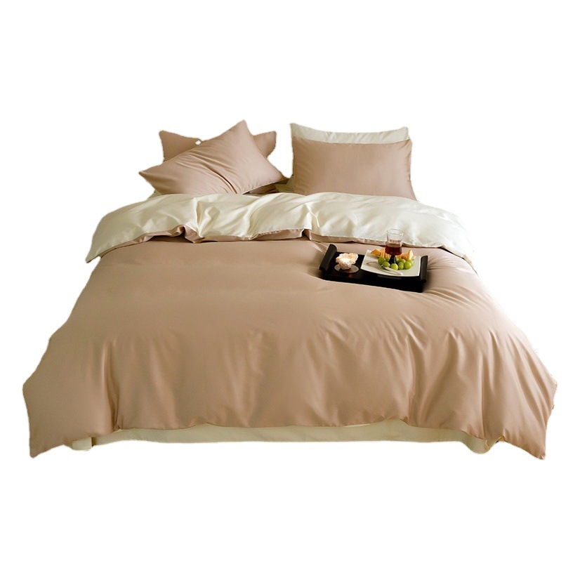 日織西川高枝暗号綿磨毛厚手布団シーツ綿綿長絨綿シングルベッド笠枕カバー冬