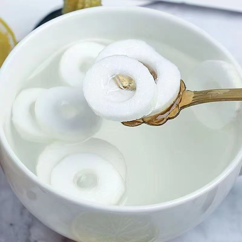 Tong Cao Rice Paper Pith Dried Herbal Slices 50g Jar for Decoction and Soup preparation