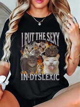 A 37454 Funny Cat Meme T-Shirt ȤζèT�� �羳ŷ������ѷ