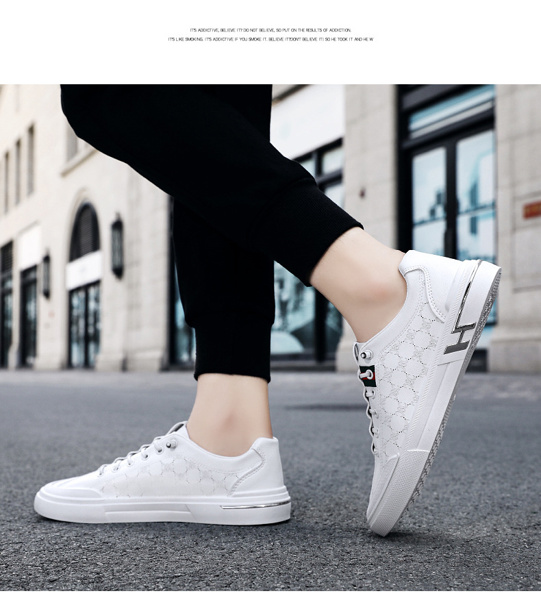 Sneakers, Herren-Sommer, Herrenschuhe, 2023, neu, atmungsaktiv, Sport, lässig, Netzschuhe, Jugend, trendy, vielseitig, weiß, Herrenschuhe_voghion.com