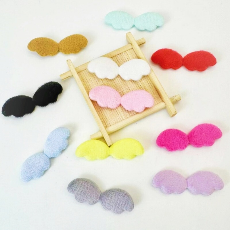 Ultrasonic Embossing DIY Plush Angel Wings Children's Hair Accessories Material Clothing Baryon Handmade Decorative Accessories Ultrasonic Embossing DIY Plush Angel Wings Children's Hair Accessories Material Clothing Baryon Handmade Decorative Accessories
