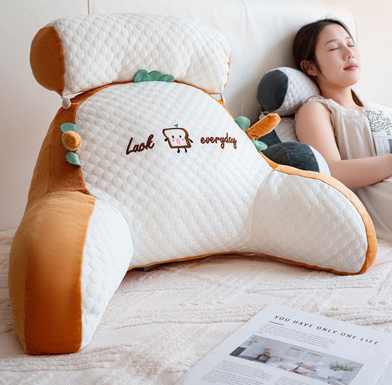 Suitable for Bed Headboard Cushions, Soft Bed Pillows, Large Backrest Cushions, Throw Pillows for Girls, Sofa Lumbar Support Pillows, and Dormitory Use