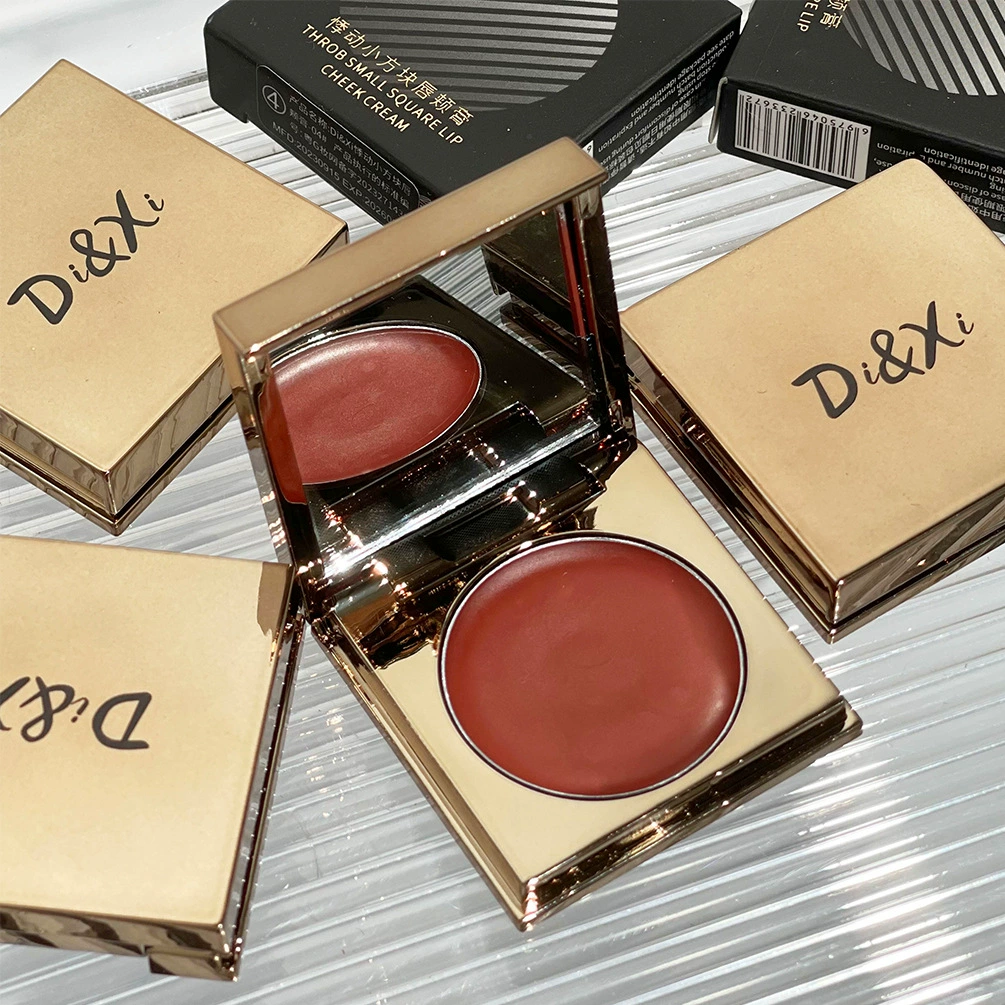Multi-use Cream Blush (DI & xi) — Velvet Low-Saturation Red, Lip & Cheek, Compact 0.03 kg
