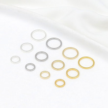 ��ɫ18k���Ȧ�����]��Ȧ�ֹ�diy��βȦ���h����朵�����ȦB10