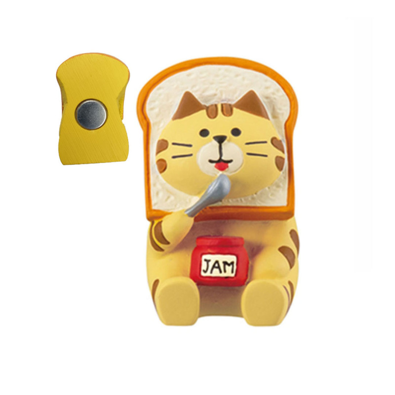 日本猫冷蔵庫マグネット DIY 磁気食品おもちゃ冷蔵庫メッセージステッカー樹脂シミュレーション食品冷蔵庫マグネット強力な吸引|undefined