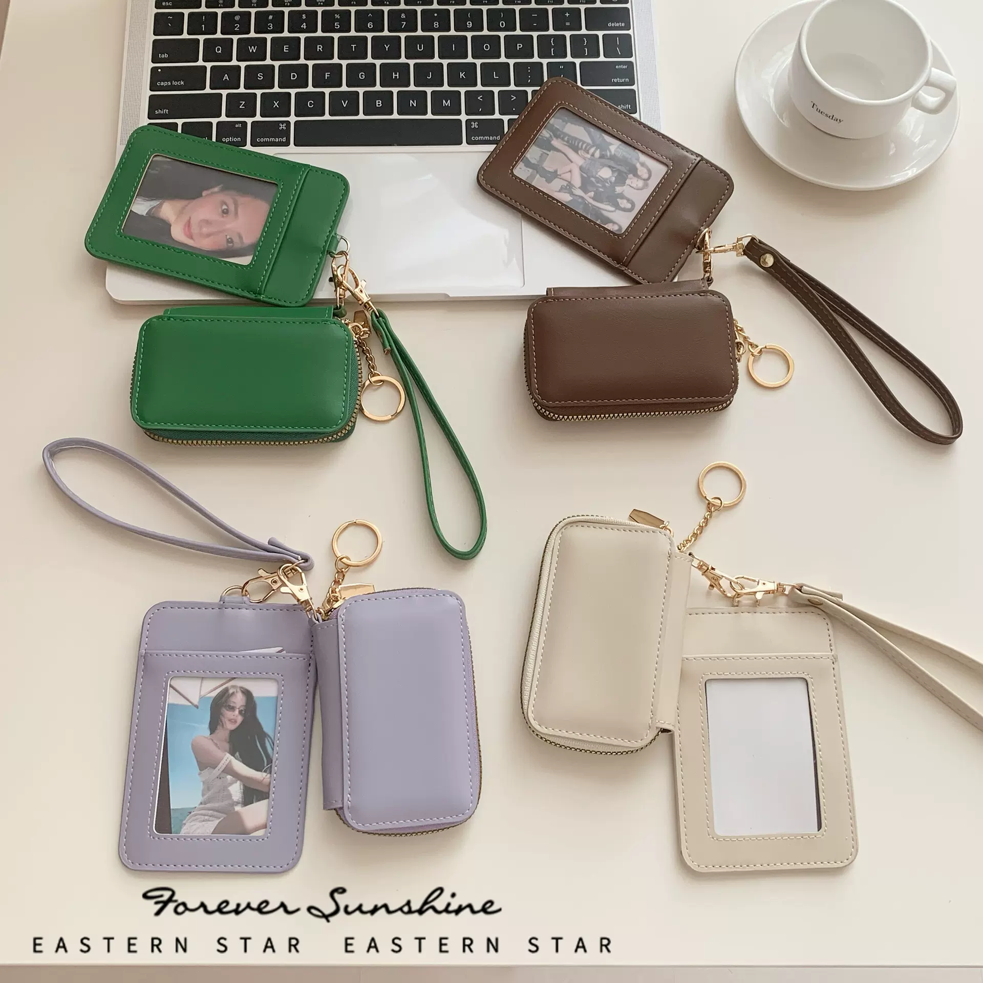 两用款！钥匙包卡包 套装INS风韩系简单女士钱包卡包现货PURSE