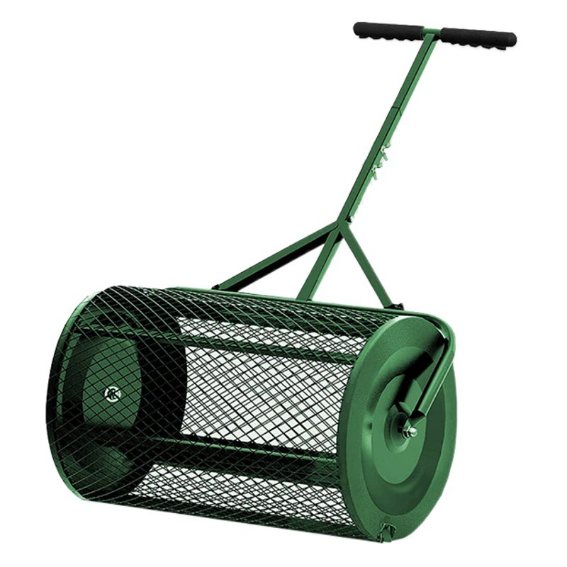 Заводской патент T сплит-роликовый разбрасыватель с сеткой поколение железных пластин, 24-дюймовый разбрасыватель удобрений