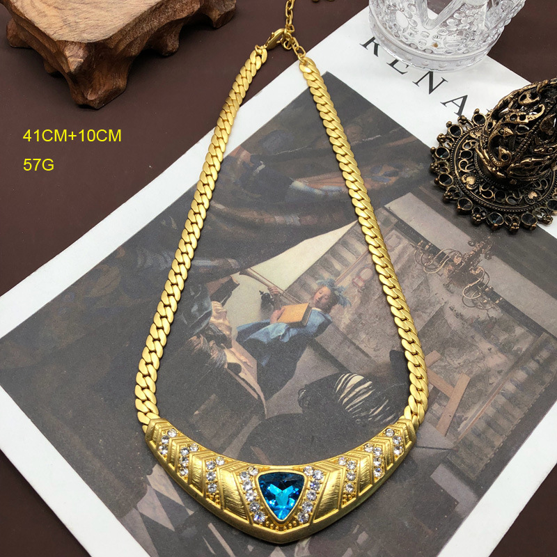 12g Weight Bracelets, Earrings, Necklace Classification Daily Occasion Alloy Material Leaf Pattern Women'S Gender Plating Design Retro Style Retro Leaf Alloy Plating Women's Bracelets Earrings Necklace 3