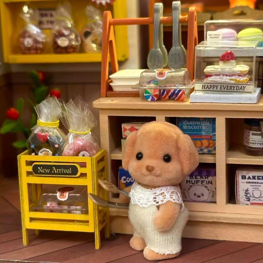 동요 톤 SENBEIER 푸들 인형 귀여운 높은 색상 가치 SENBEIER 가족 인형 장난감 보내기 친구 보내기