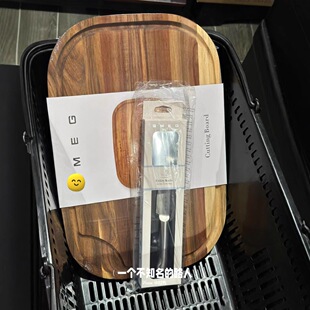 Factory Direct Sale Sm~Ge [Si m Ge Jia] Solid Wood Rectangular Cutting Board for Home Use, Acacia Wood Chopping Board
