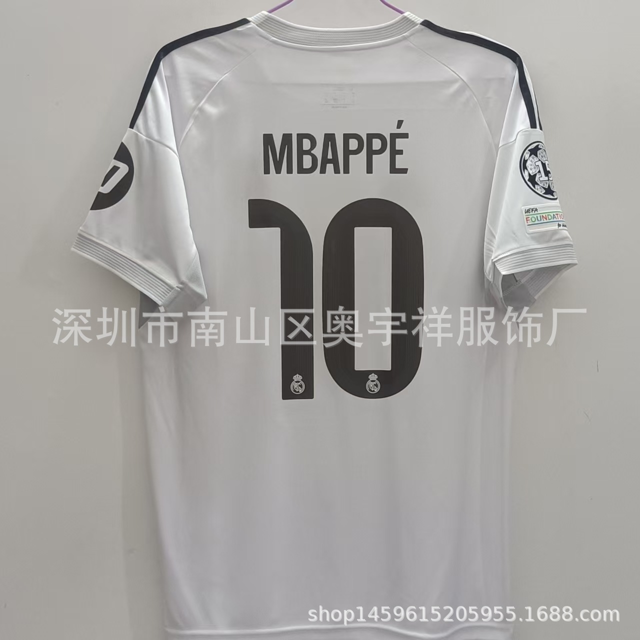 Venta al por mayor 24-25 Barcelona Real Madrid camiseta No. 19 Yamal No. 20 Olmo No. 9 Mbappé camiseta de fútbol