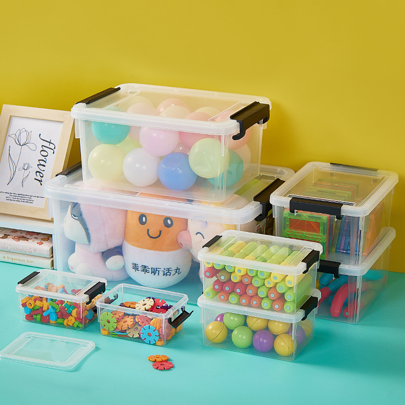Transparent Mini Storage Box Lego Toy Parts Building Blocks Sorting Storage Box Small Size Organizer Small Box with Lid