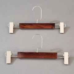 New Pearl Nickel Clothing Store Pants Rack Pants Clip Underwear Suit Clothes Rack Anti-Slip Invisible Pants Hanger Storage Wholesale