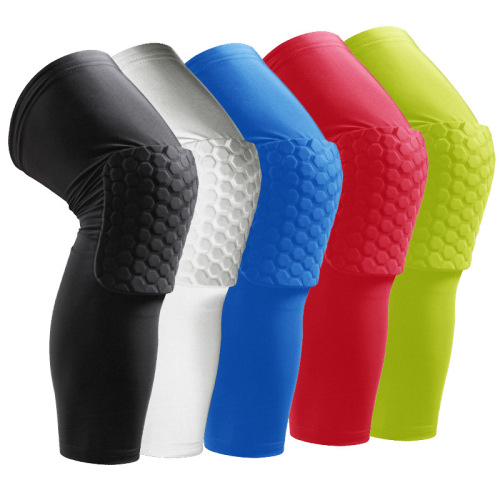 Wholesale honeycomb basketball knee pads for men, football, running, mountaineering, meniscus leg guards, equipment, cycling sports knee pads