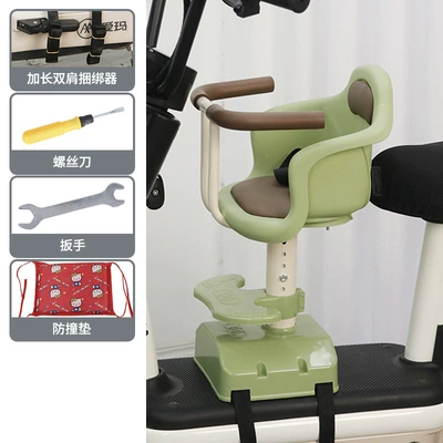 Electric car child seat front child baby baby - injection-molding-green-all-inclusive-handle