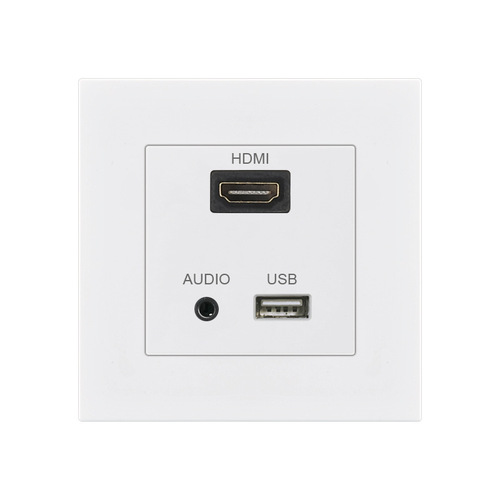 Type 86 concealed Bluetooth multimedia 4K HD cable HDMI audio digital USB direct audio socket panel