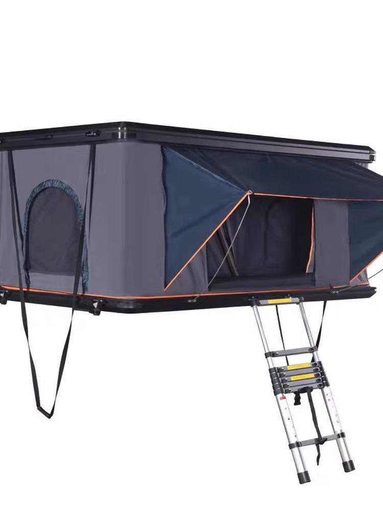 Fully automatic outdoor car camping tent, suitable for off-road adventures, with a hard-shell roof and aluminum alloy frame