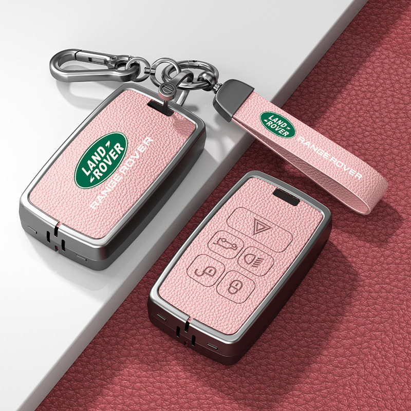 Suitable for Land Rover Key Case, New Range Rover Sport, New Defender Discovery 5 Car Key Cover Protective Shell Buckle for Men and Women Suitable for Land Rover Key Case, New Range Rover Sport, New Defender Discovery 5 Car Key Cover Protective Shell Buckle for Men and Women