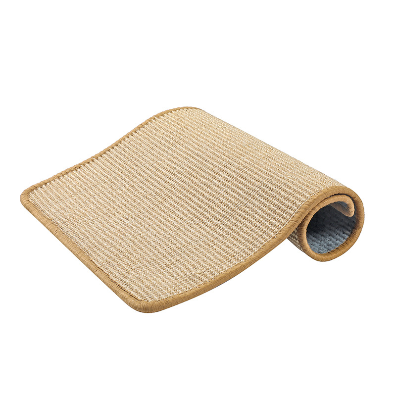 Sisal gato rascarse estera para mascotas estera de la garra del gato estera para dormir pierna de mesa sofá estera alfombra de lino estilo Amazon