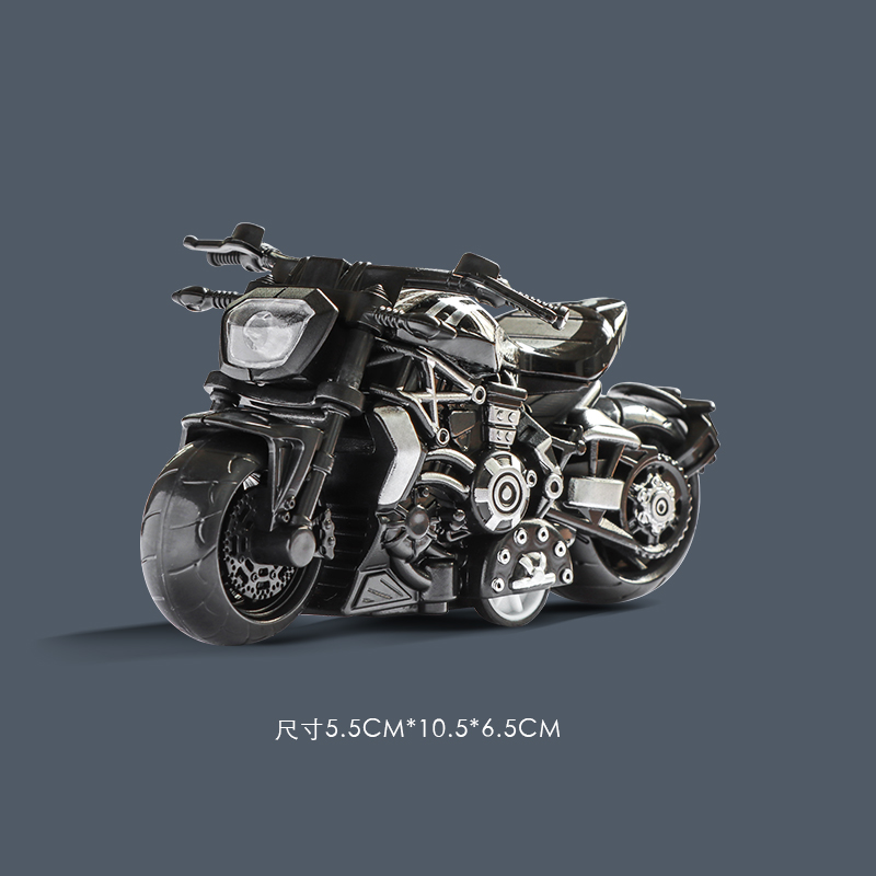 Motocicleta Juguete Niño Simulación Aleación Modelo Locomotora Carreras Niños Tback Coche de juguete Coche Regalo