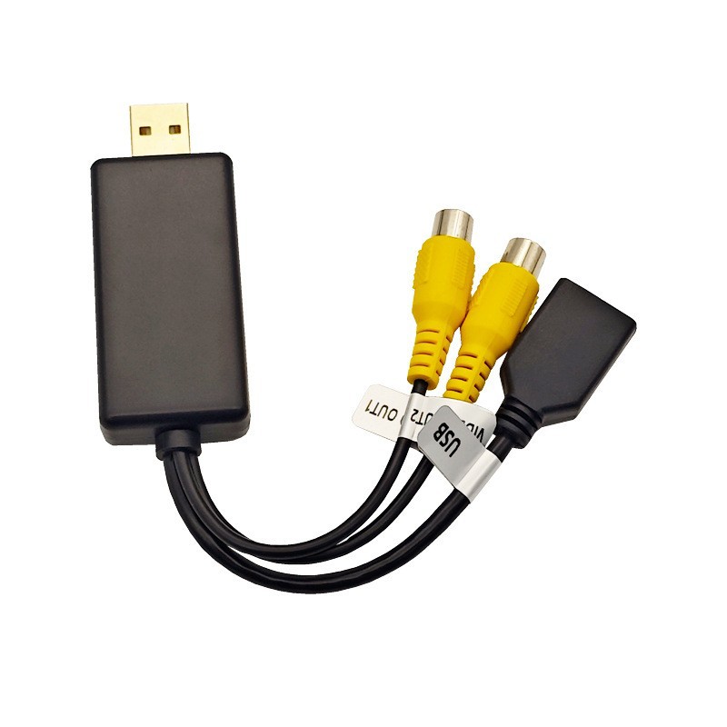 Aplicable a Android coche de navegación en pantalla grande USB a CVBS salida de vídeo para entretenimiento trasero reposacabezas pantalla techo máquina