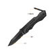 in stock direct selling three-in-one outdoor multifunctional folding knife portable knife wilderness folding knife with safety lock maintenance knife