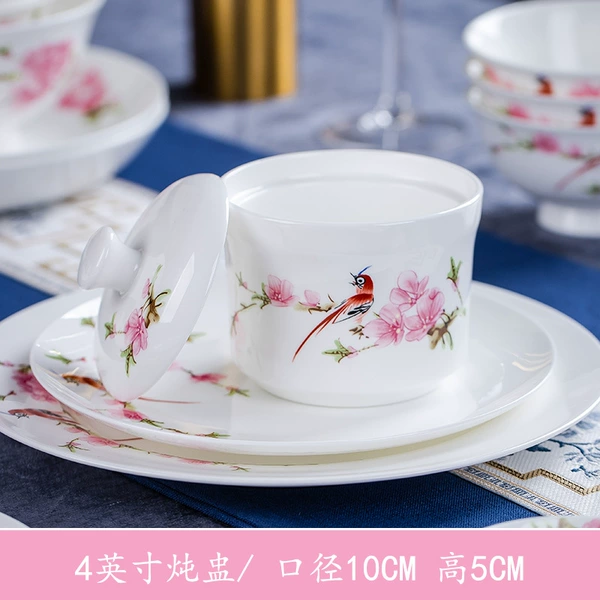 A set of water-point peach blossom stew pot