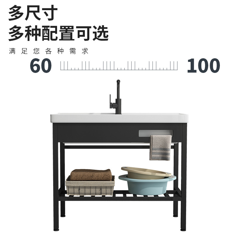 lavabo de zanja profunda con tabla de fricción cerámica doméstica integral lavabo de piso al aire libre lavabo de manos