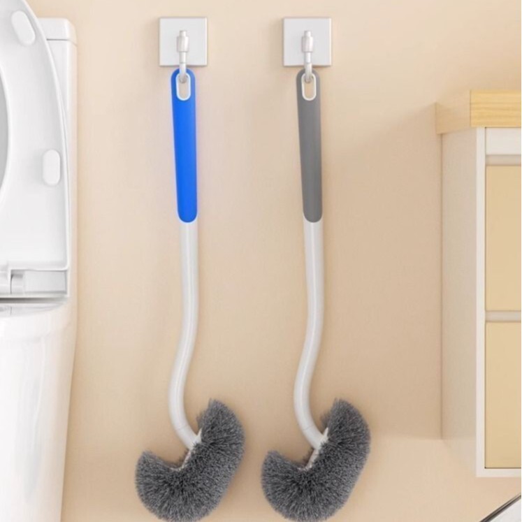 Toilet Brush for Bathroom Corners, Household Toilet Brush, Long-Handled Wall-Mounted Cleaning Brush, Durable