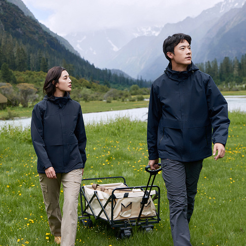 Outdoor Leisure Windproof and Warm Silver Fox Fleece Thick Down Jacket Custom Advertisement Shirt for Men and Women Hiking Suit Workwear