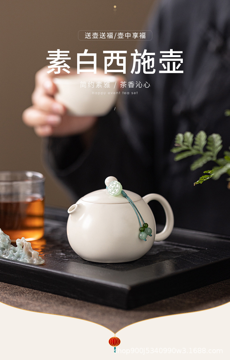 汝窯急須は古汝西施壺単壺家庭用手作業でお茶を入れます