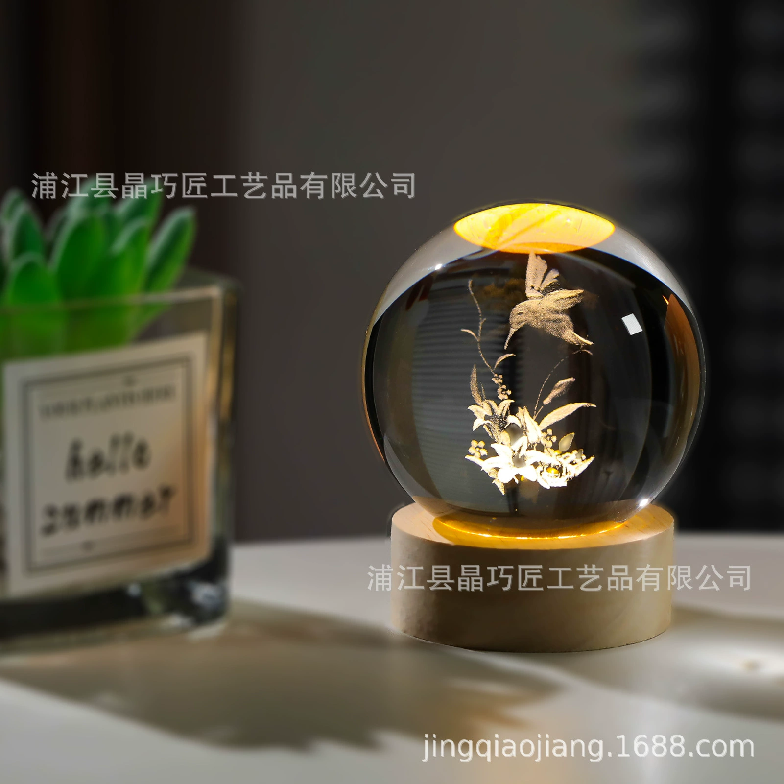 Creative night light, decorations for office, 3D