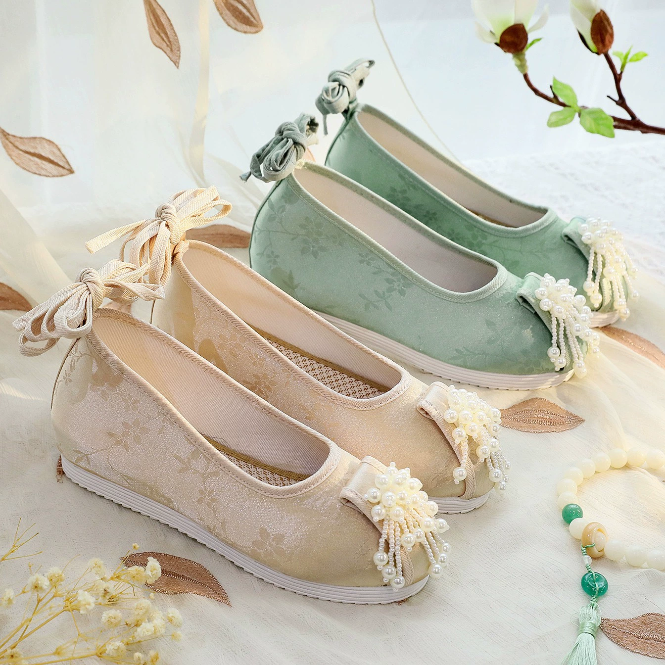 Обувь с круглой головой в древнем стиле Hanfu