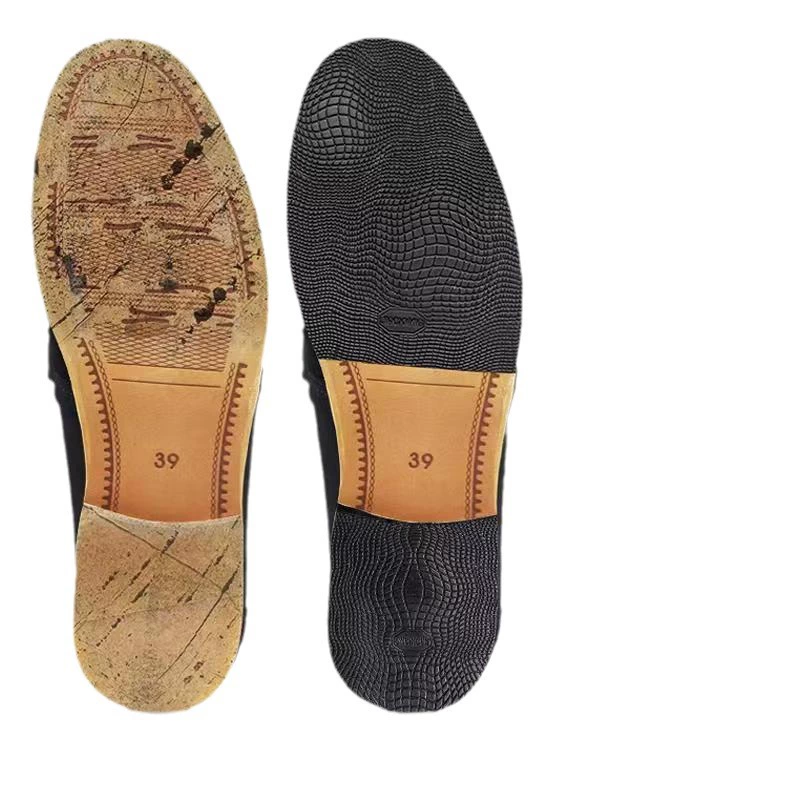 Резиновый классический крокодиловый узор передняя часть стопы большой ремонт обуви патч 2,2 мм передняя часть стопы материал для ремонта обуви нескользящий патч