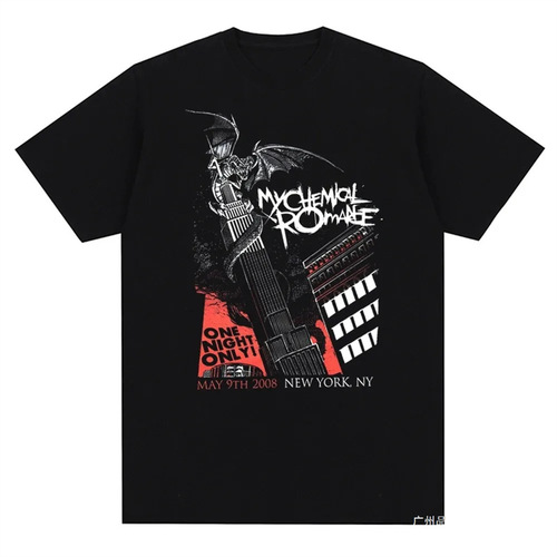 Women's Printed Romance Men - Chemical Band Shirt MyTC CottonMcr
