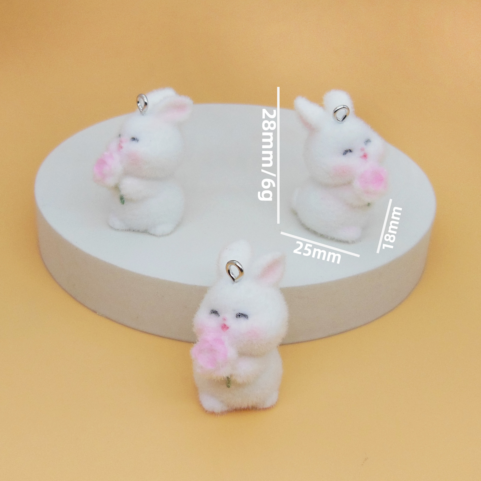 꽃다발 토끼