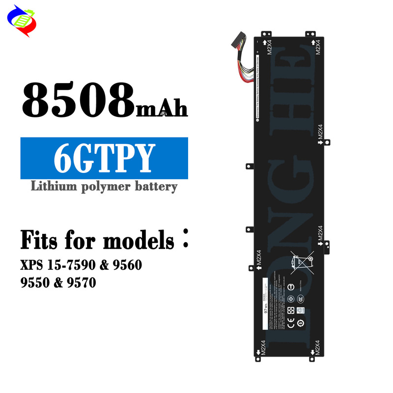 Suitable for Dell 6Gtpy Notebook Battery Xps 15-7590/9560/9550/9570 Factory Wholesale
