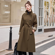 超好看风衣羽绒服女收腰2025冬季新款显瘦气质英伦风白鸭绒外套