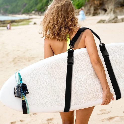 Thickened Upgraded Surfboard Shoulder Strap Paddle Board Kayaking Multi-Function Strapping Belt Adjustable Fixed Back Strap
