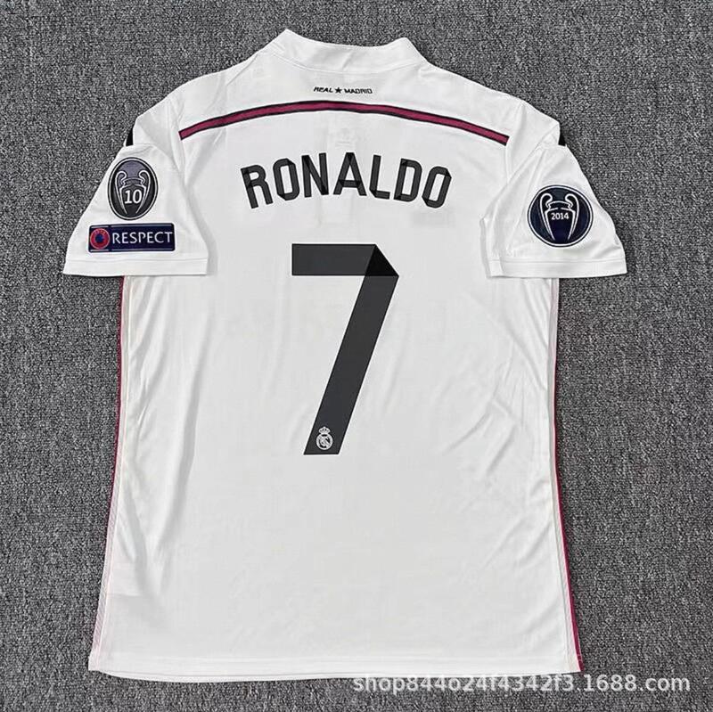 レアル・マドリード レトロジャージコレクション 半袖ファンバージョン 長袖 ロナウド・ロモス・クロス サッカーユニフォーム 工場直販|undefined
