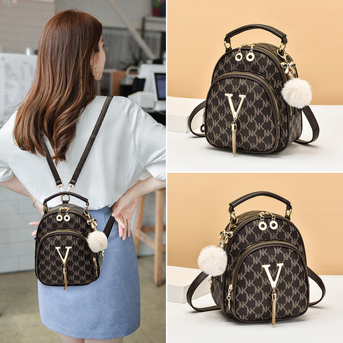This year's popular internet celebrity small bags women's bags 2024 new fashion backpack simple single shoulder crossbody bag wholesale